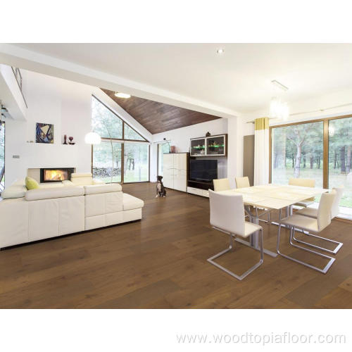 HOT! European OAK Wire Brushed engineer hardwood flooring